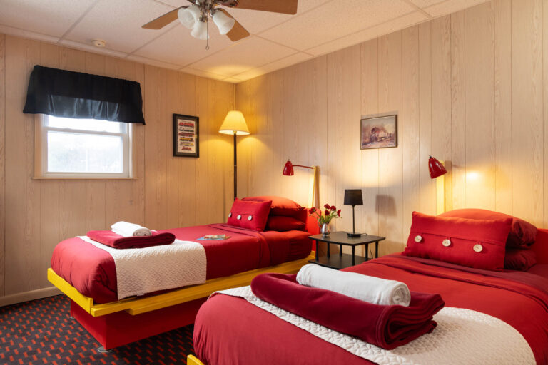 The Lehigh Valley Suite sleeps up to six guests.