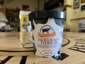 "The Station Inn Cookie Jar" ice cream by Vale Wood Farms