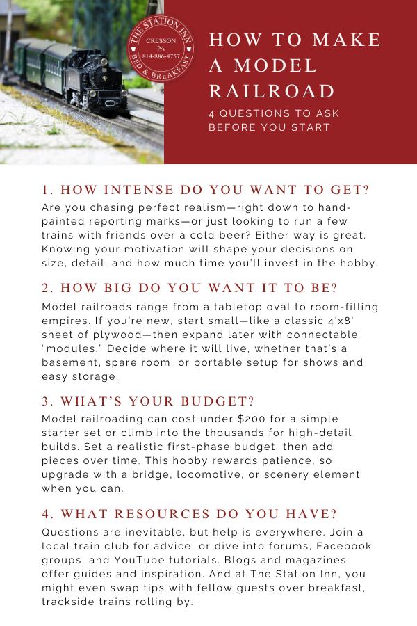 How to Make A Model Railroad