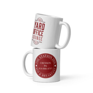 The Station Inn & Yard Office Lounge White Mug